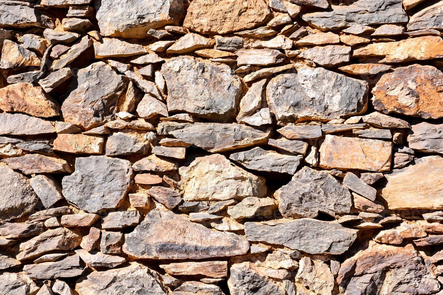 Stone wall texture photo