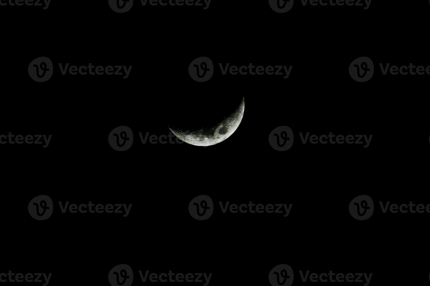 Moon on dark background photo