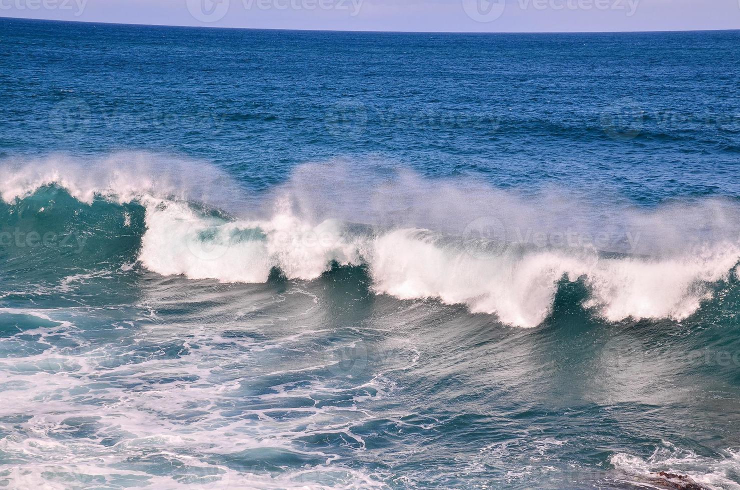 Waves in the ocean photo