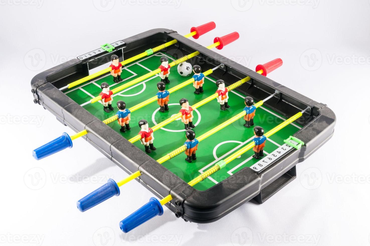 Football table on light background photo