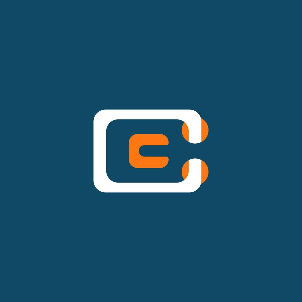 Letter C logo icon design template elements. Linked letter C logo icon. vector