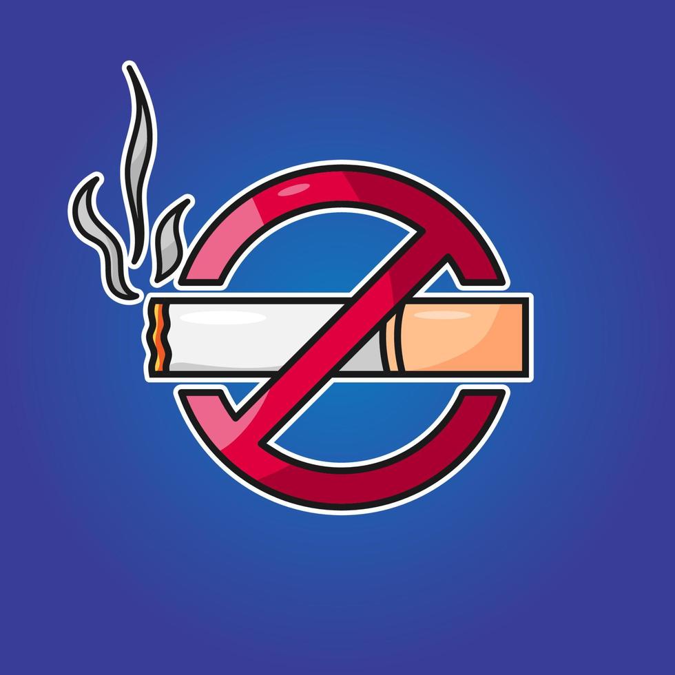 No Smoking Sign vector