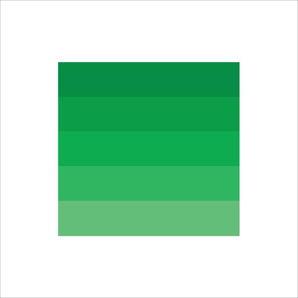 verde gradación bueno para paleta color vector