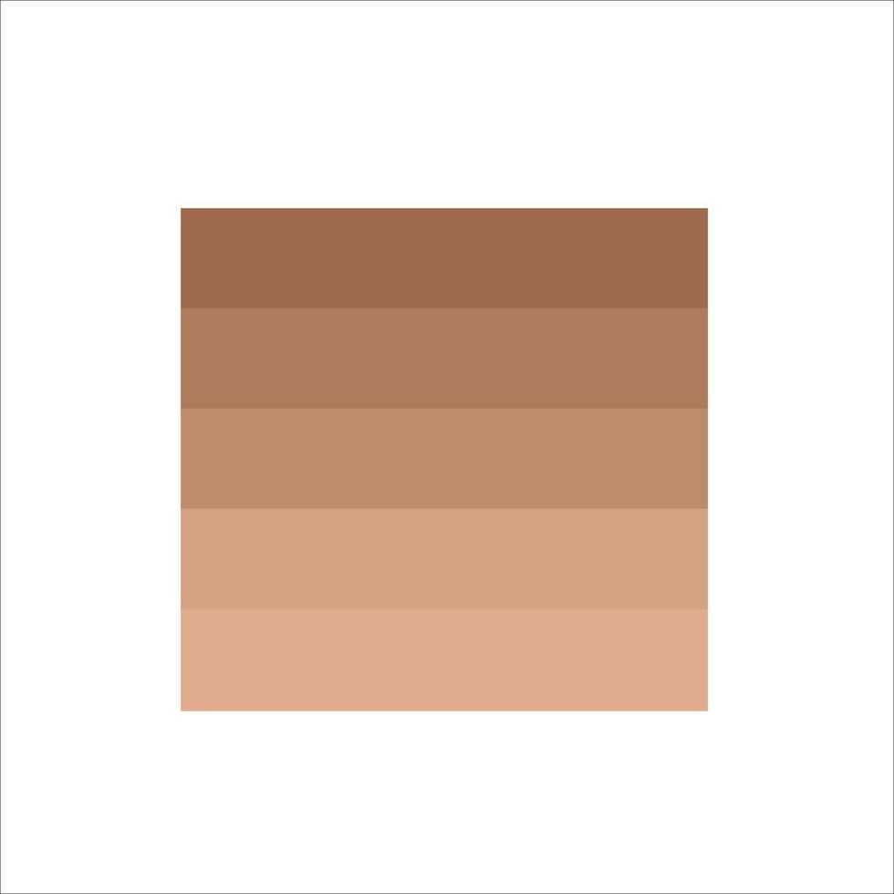 Brown Gradation good for pallete colour vector