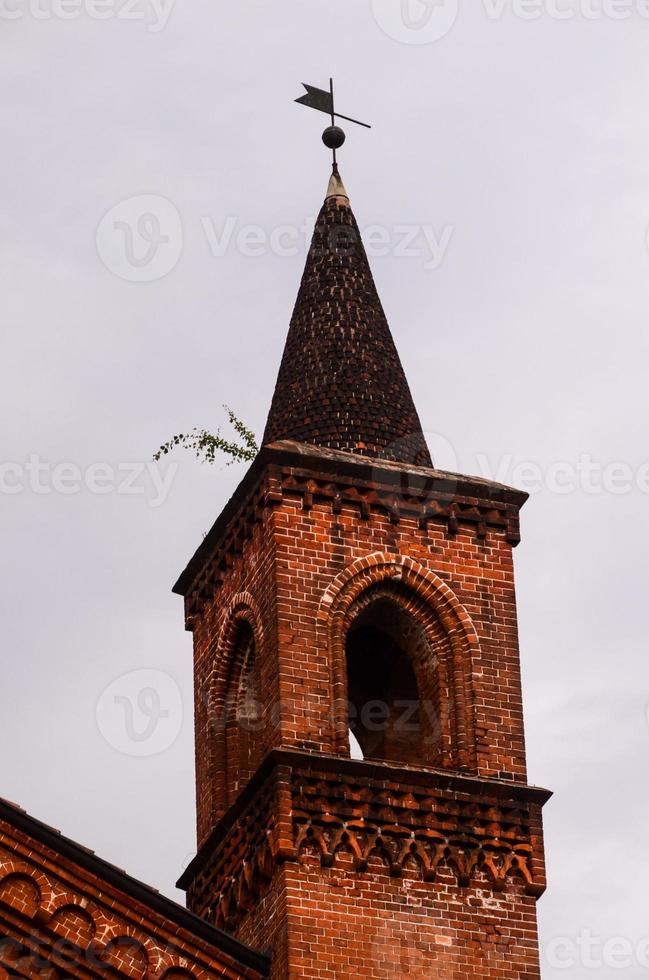 Iglesia campana torre foto