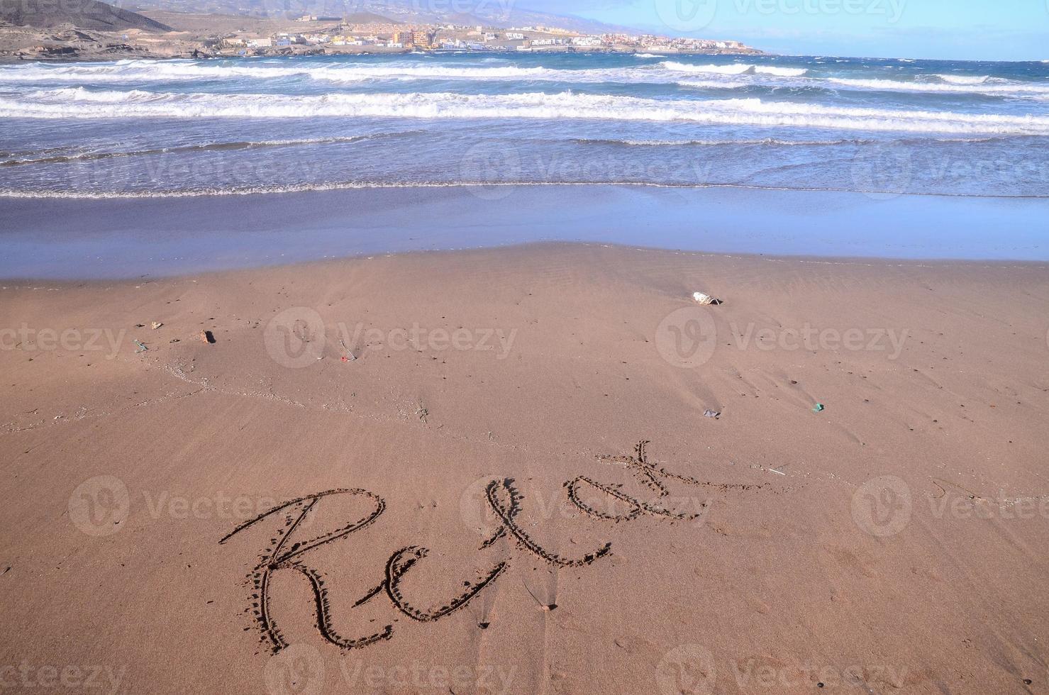 Scenic coastal view photo