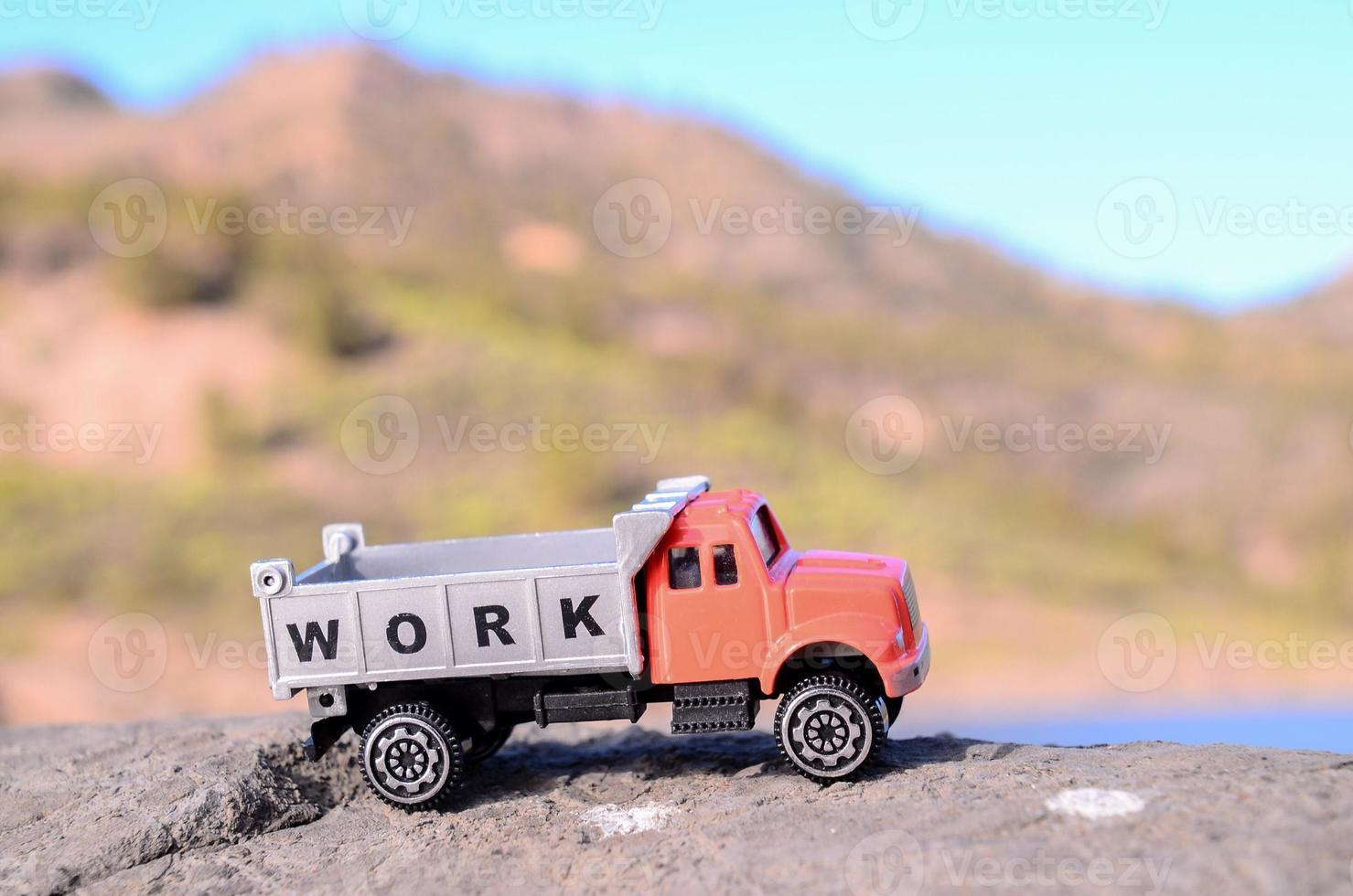 Small toy truck photo