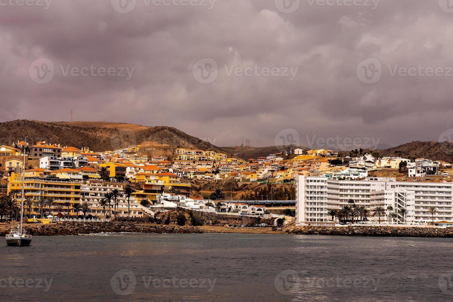 Scenic coastal view photo