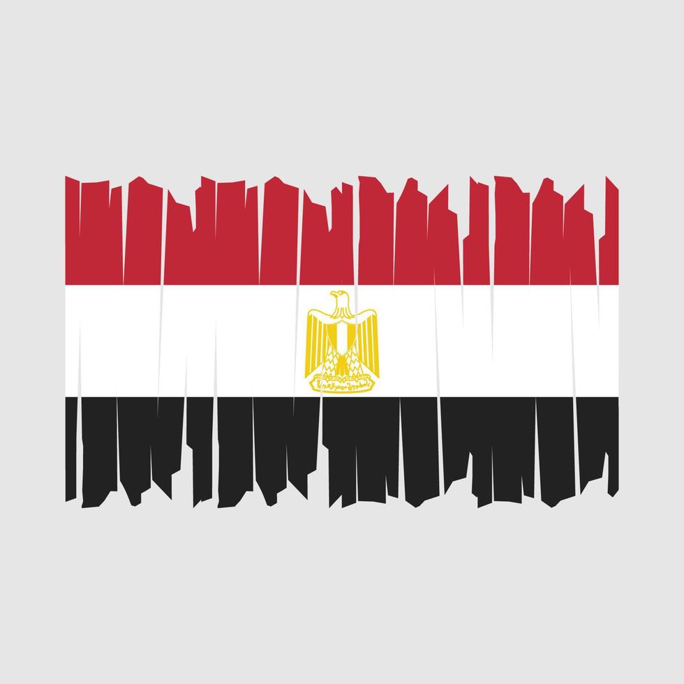 Egypt Flag Brush vector