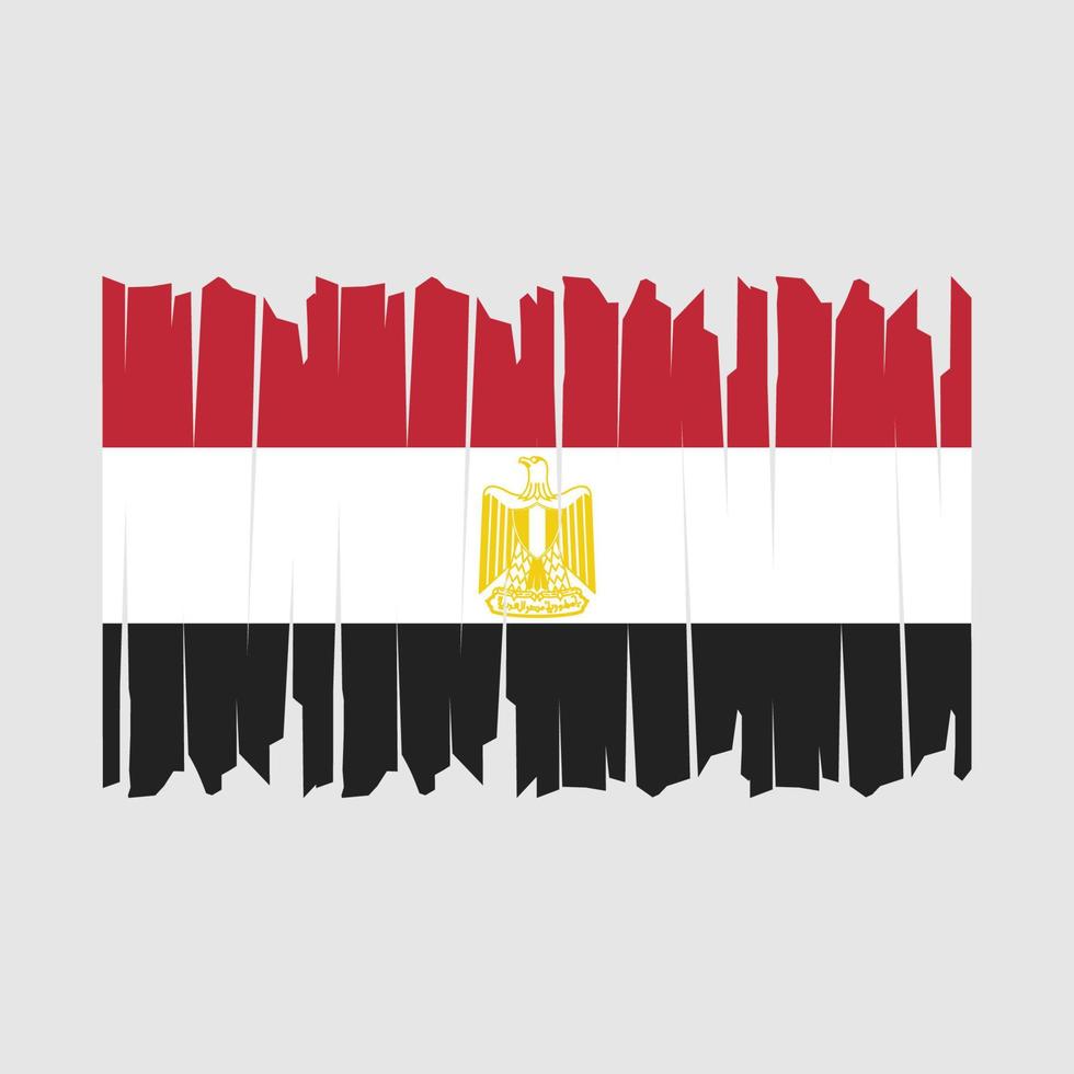 Egypt Flag Brush vector