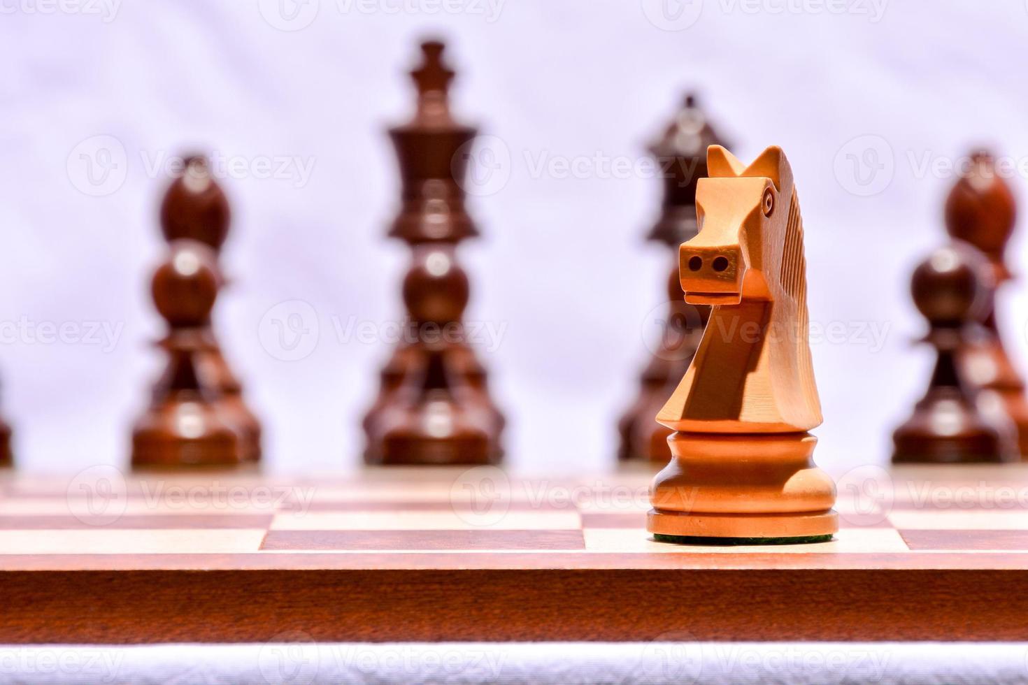 Chess game close-up photo