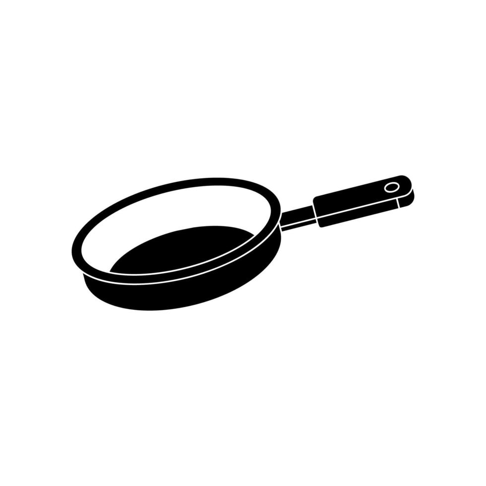 Frying pan icon vector design templates