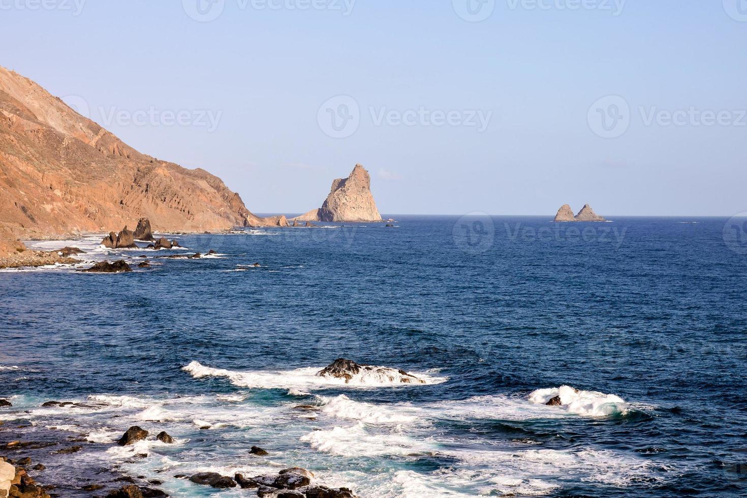 Scenic coastal view photo