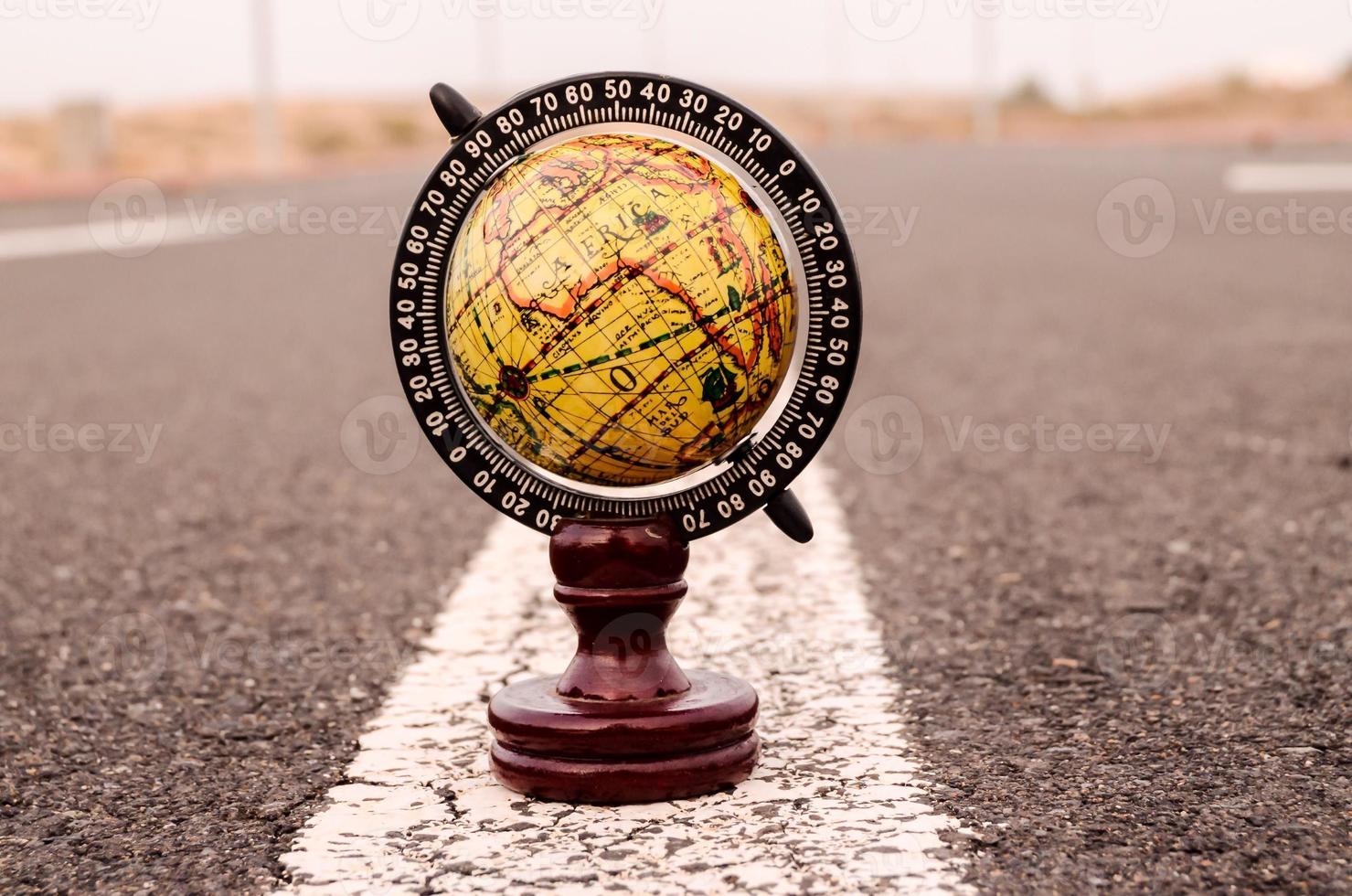 Small globe of Earth photo