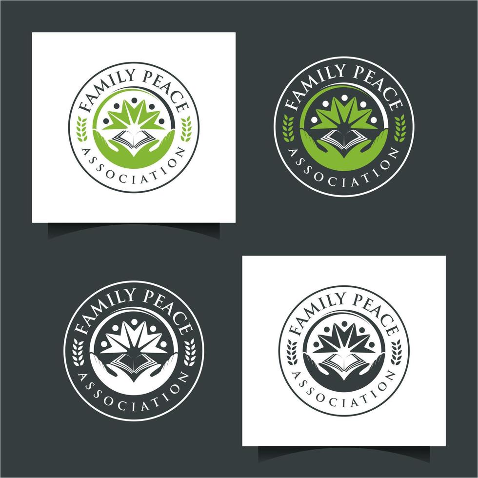 People creative template. Community and family logo element. vector