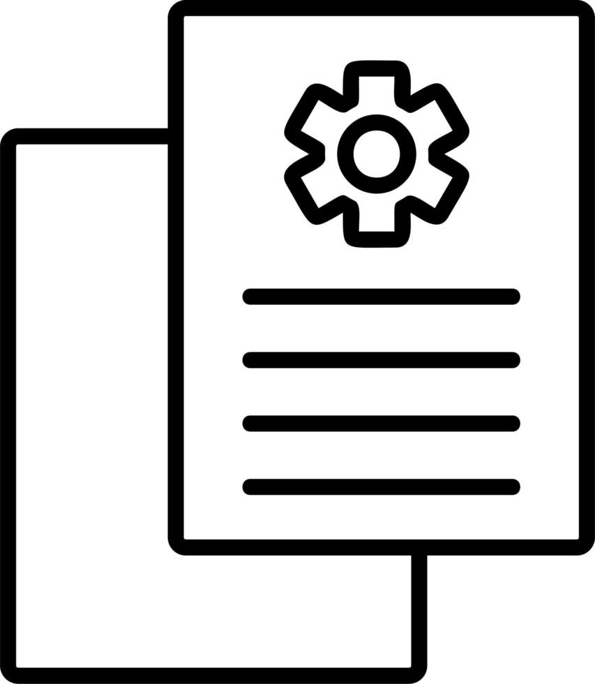 Working Report vector icon