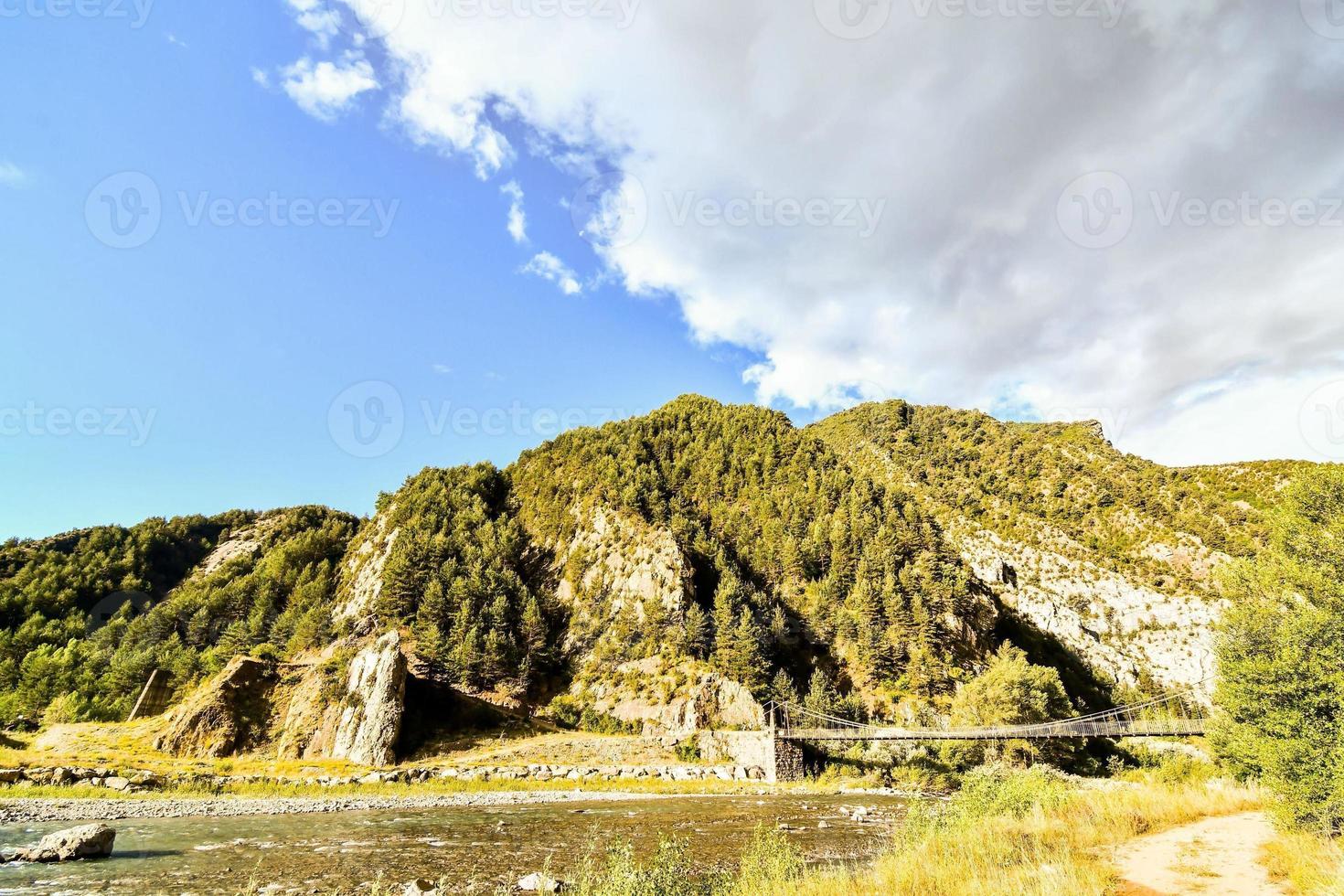 paisaje escénico de montaña foto