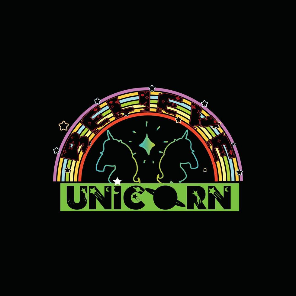 creer unicornio vector camiseta diseño. Pascua de Resurrección camiseta diseño. lata ser usado para impresión tazas, pegatina diseños, saludo tarjetas, carteles, bolsas, y camisetas