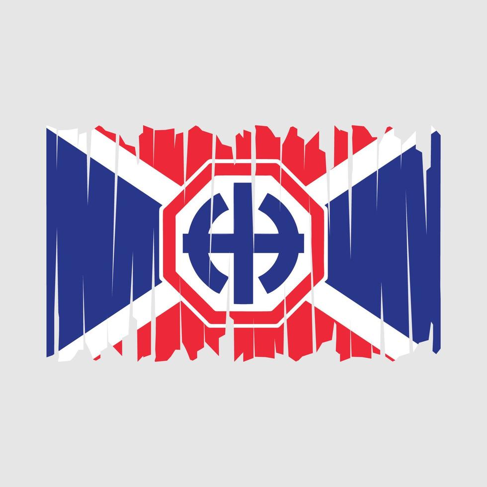 Soviet Flag Brush vector