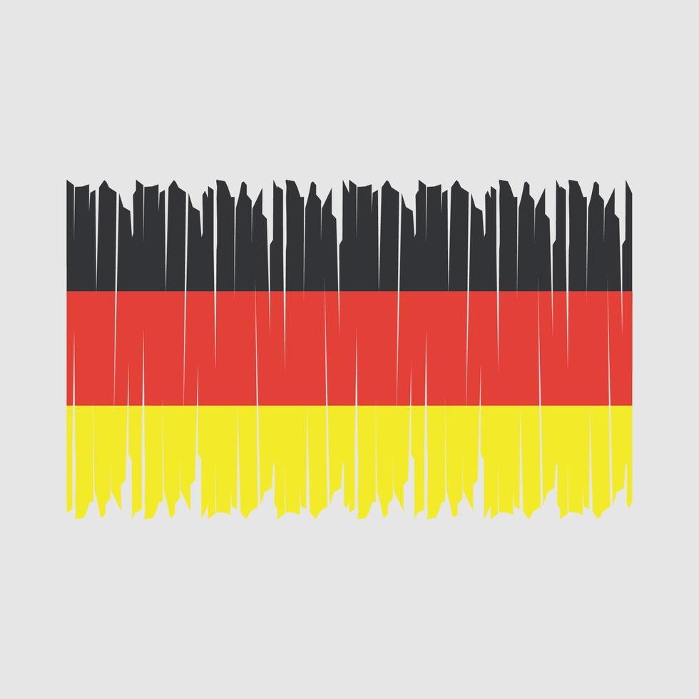 cepillo de bandera de alemania vector