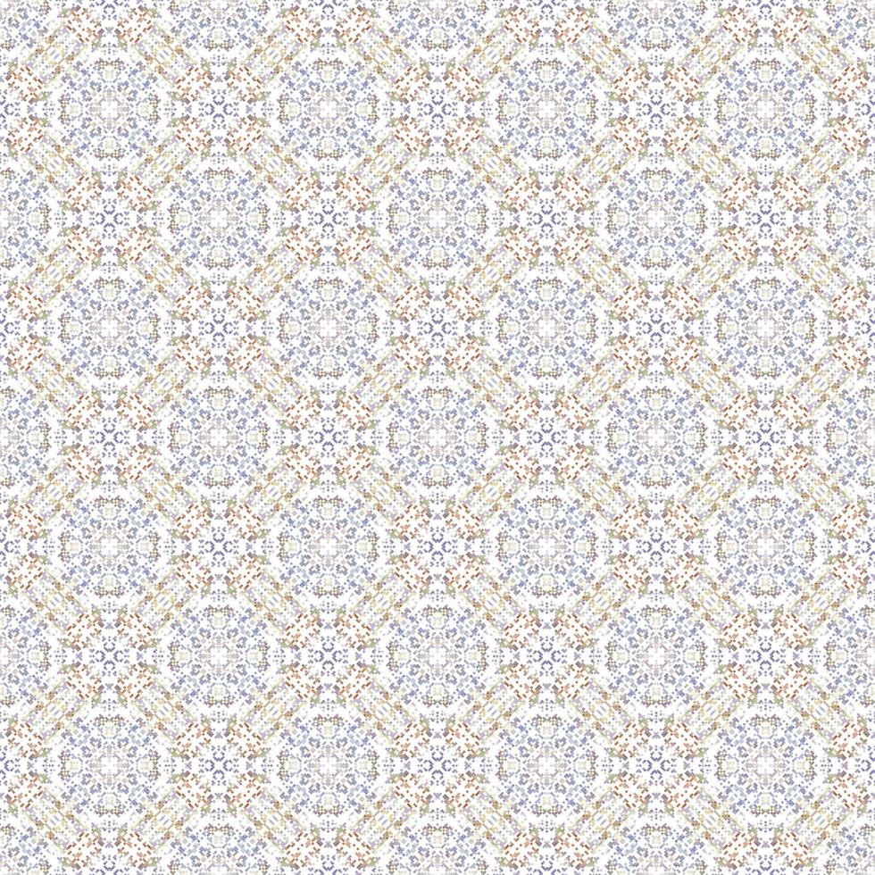 Beautiful knitted embroidery. Geometric ethnic oriental pattern traditional on white background. design for texture,fabric,clothing,wrapping,carpet,paper. vector