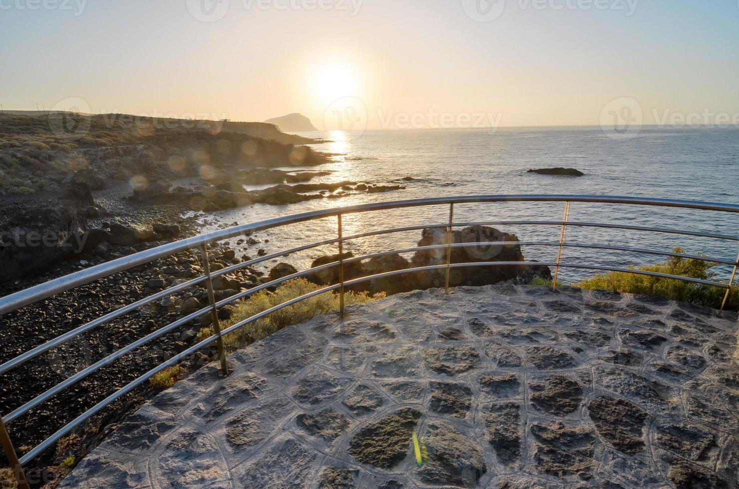 Scenic coastal view photo