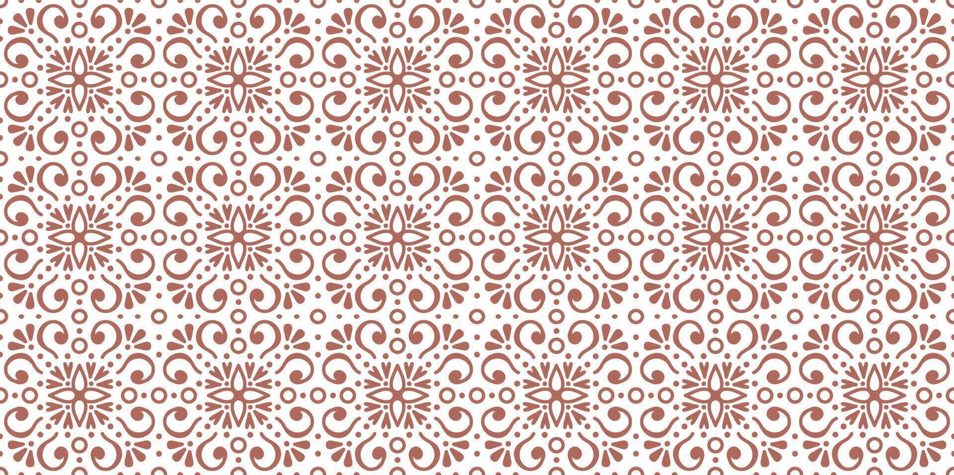 Seamless ethnic floral pattern. Vector illustration for wallpaper, wedding, wrapping, fabric, etc