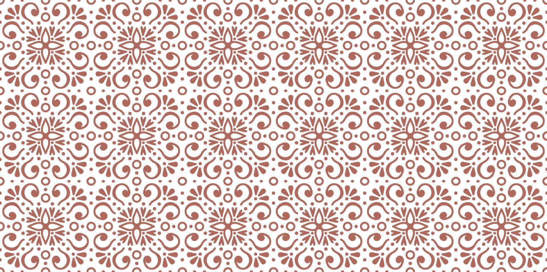 Seamless ethnic floral pattern. Vector illustration for wallpaper, wedding, wrapping, fabric, etc