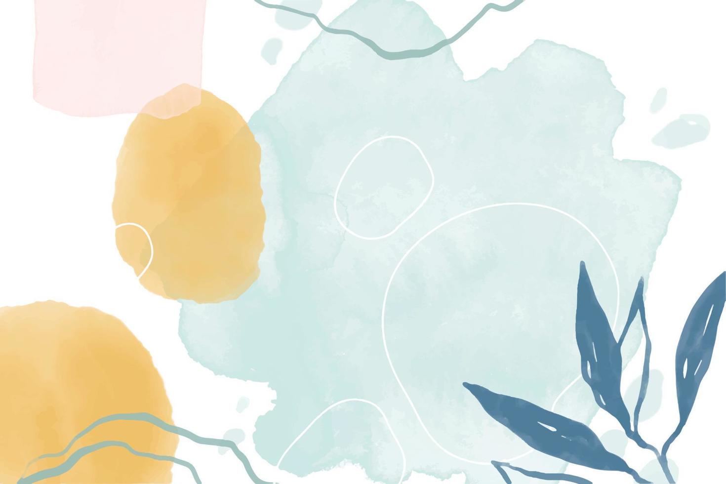 Abstract floral background with pastel color. Vector illustration for banner, poster, etc