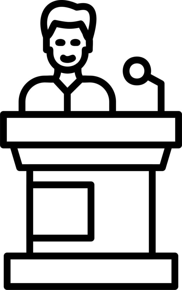 Speech vector icon