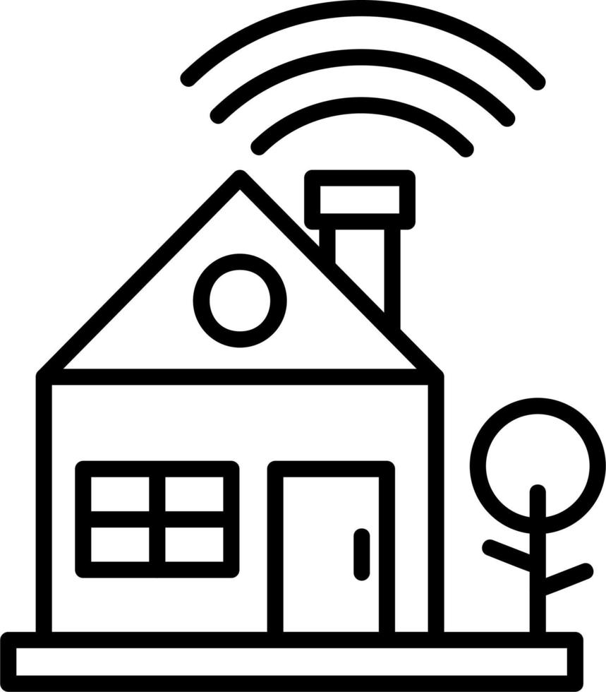 Smart home vector icon