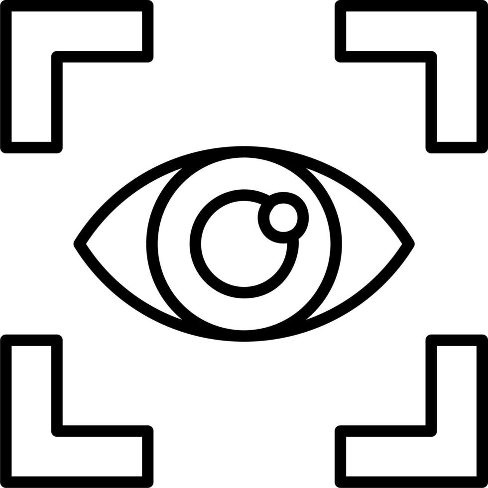 Vision vector icon