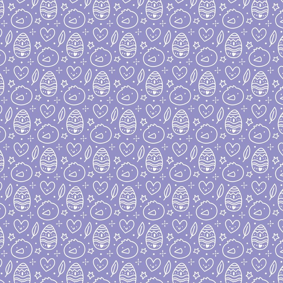 Seamlsess easter pattern. Vector ilustration for wrapping, fabric, banner, poster, card, etc