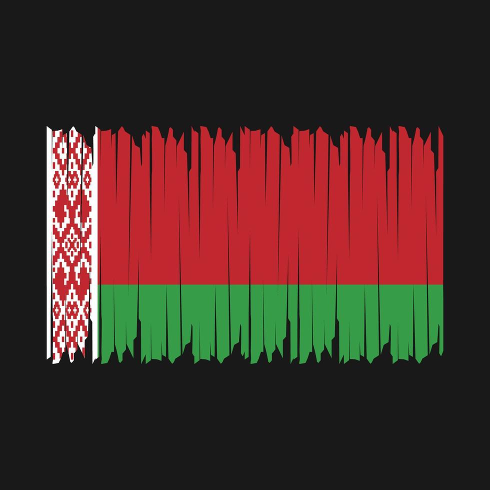Belarus Flag Brush vector