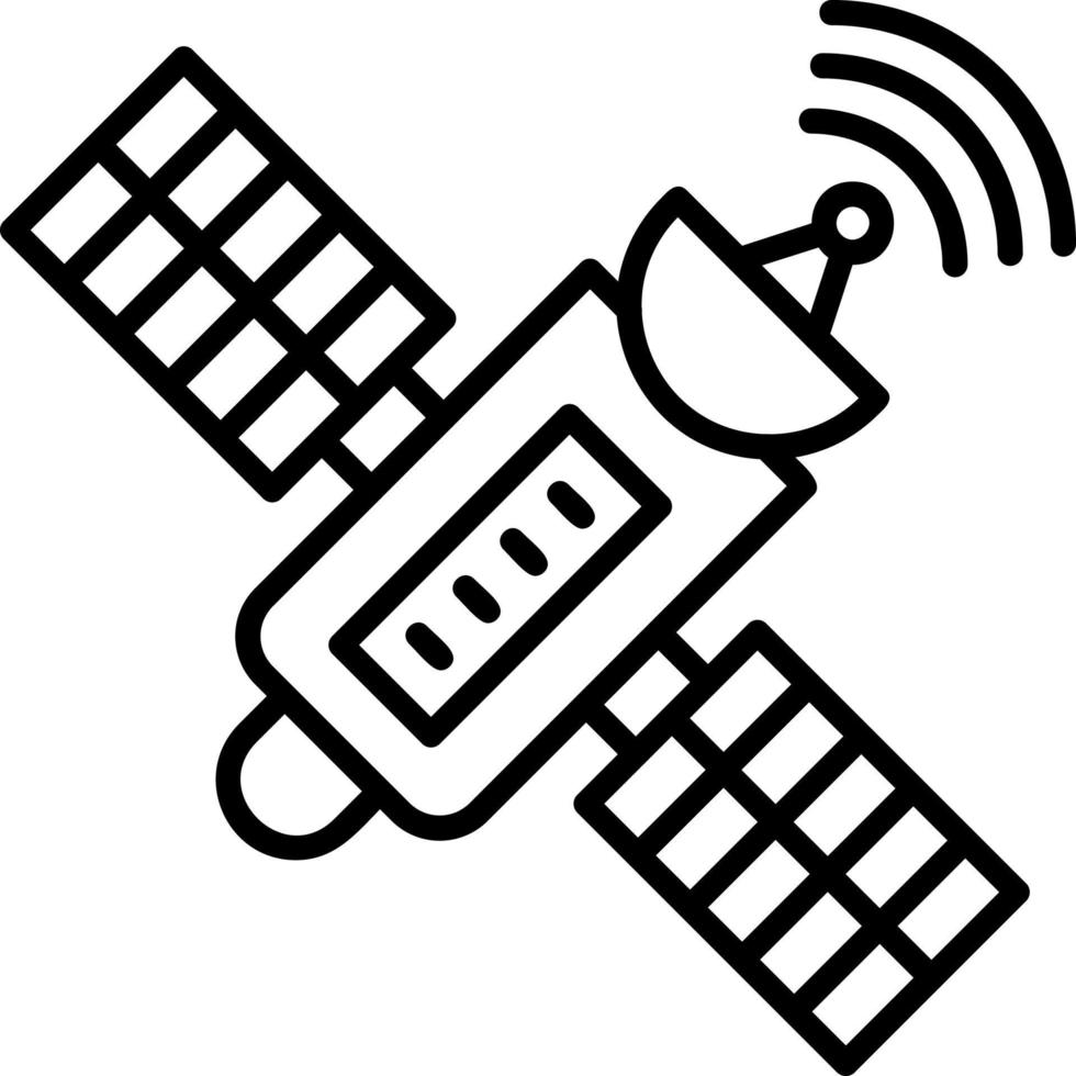 Satellite vector icon