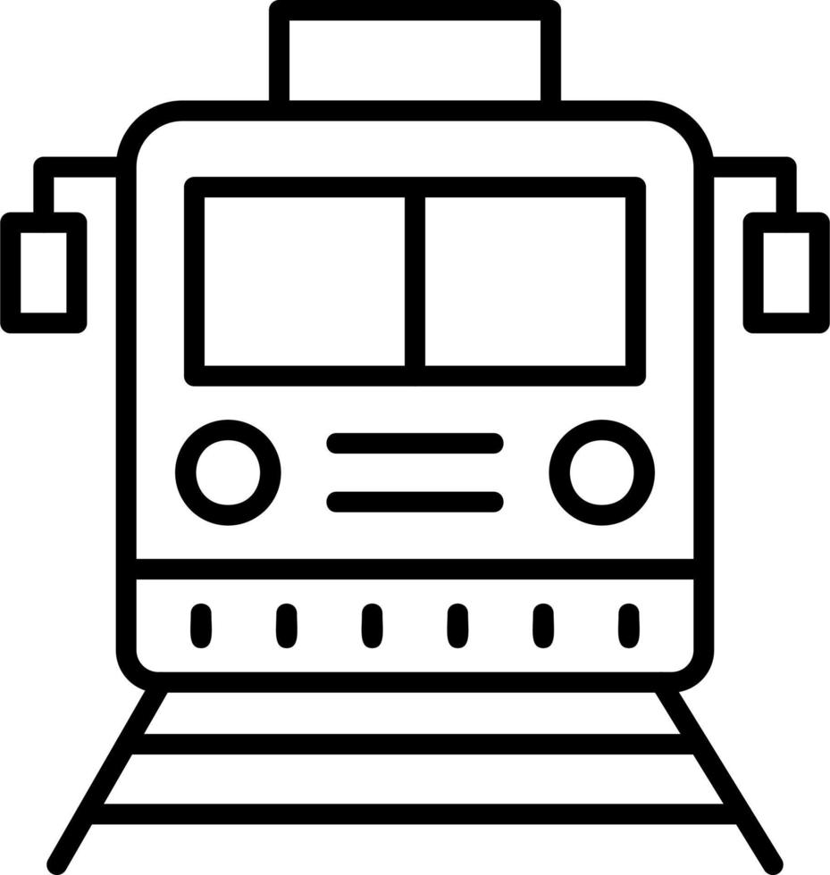 icono de vector de tren