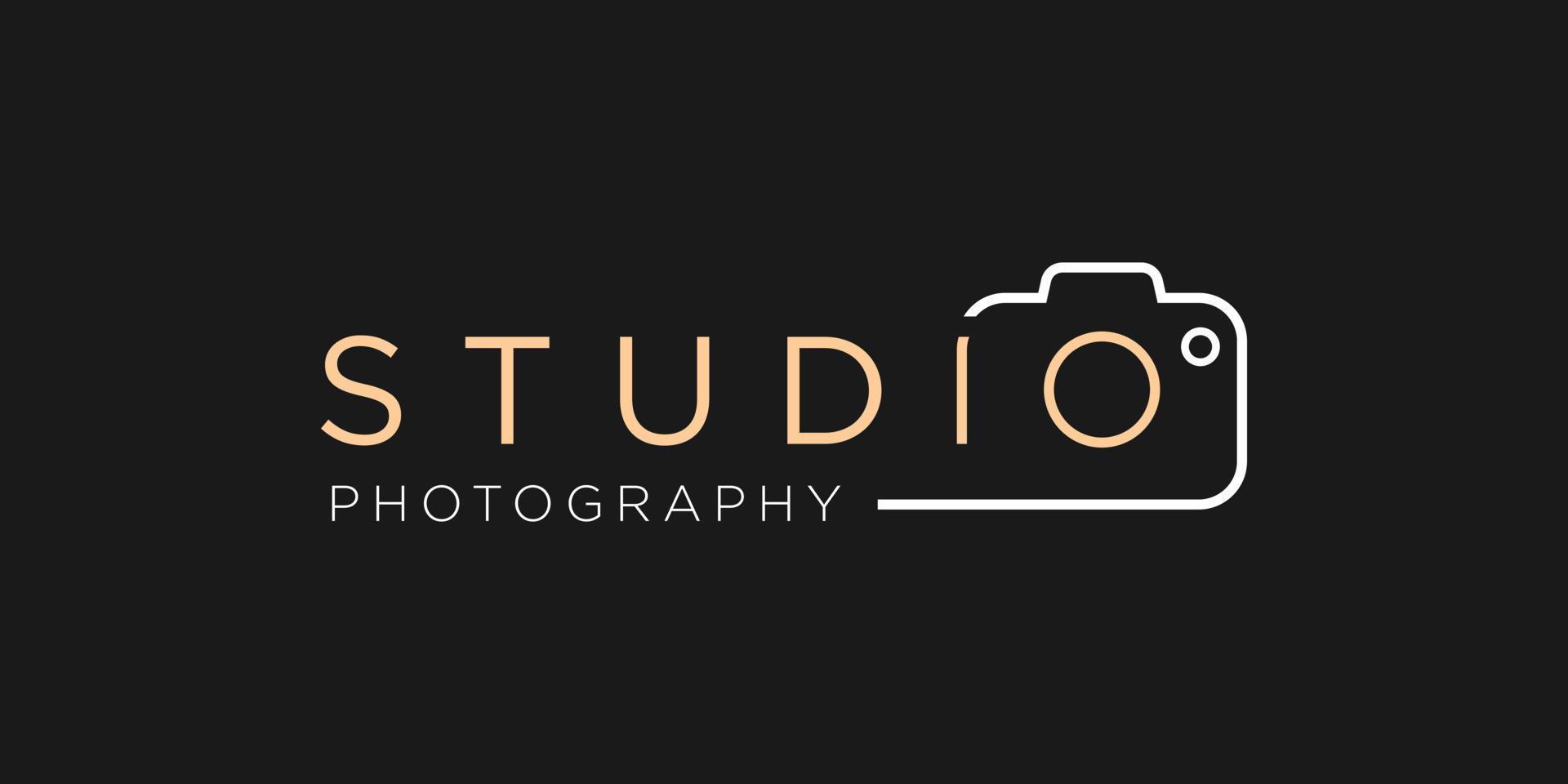 photography studio Logo template, photographer, photo. Company, brand, branding, corporate, identity vector