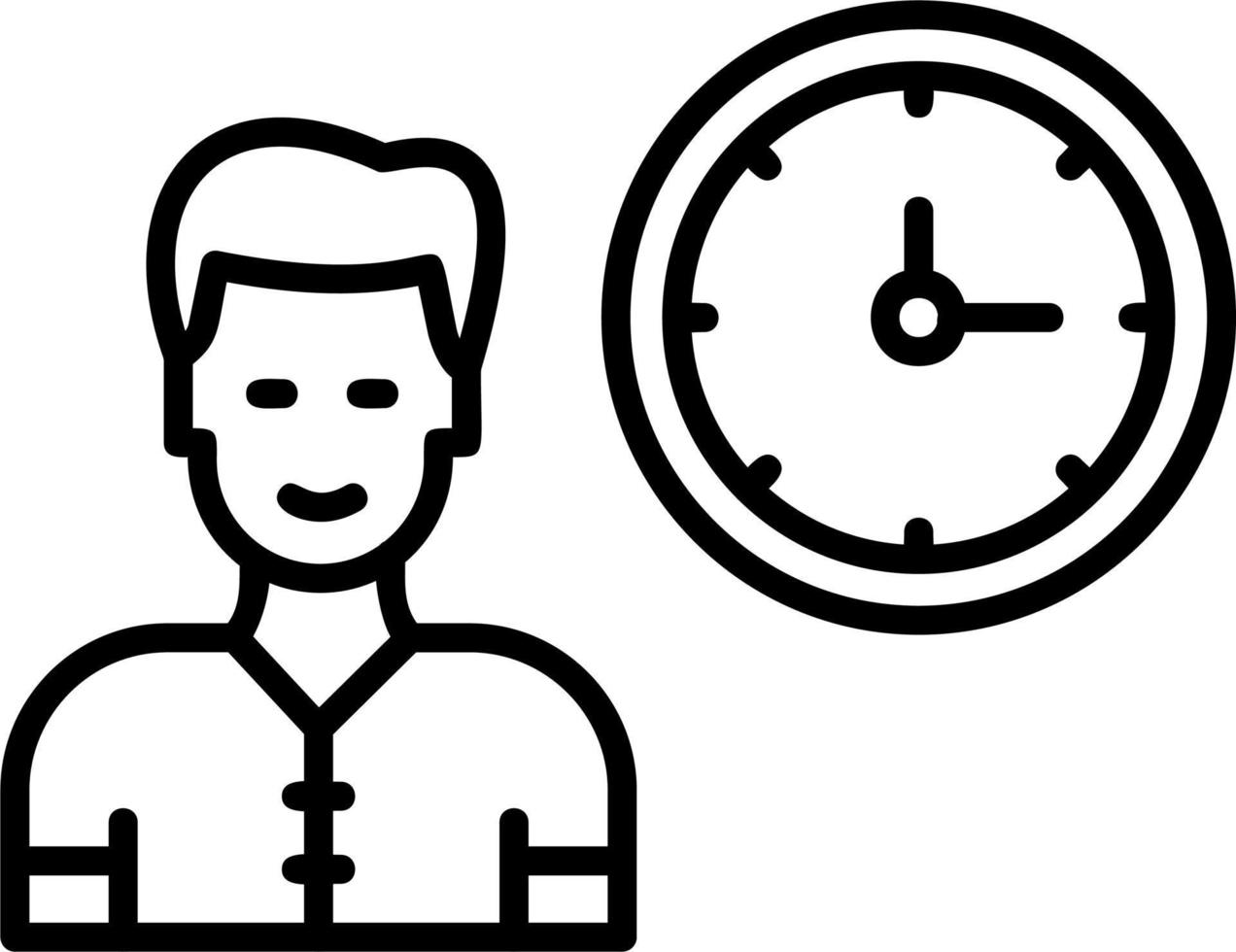 Work Time vector icon