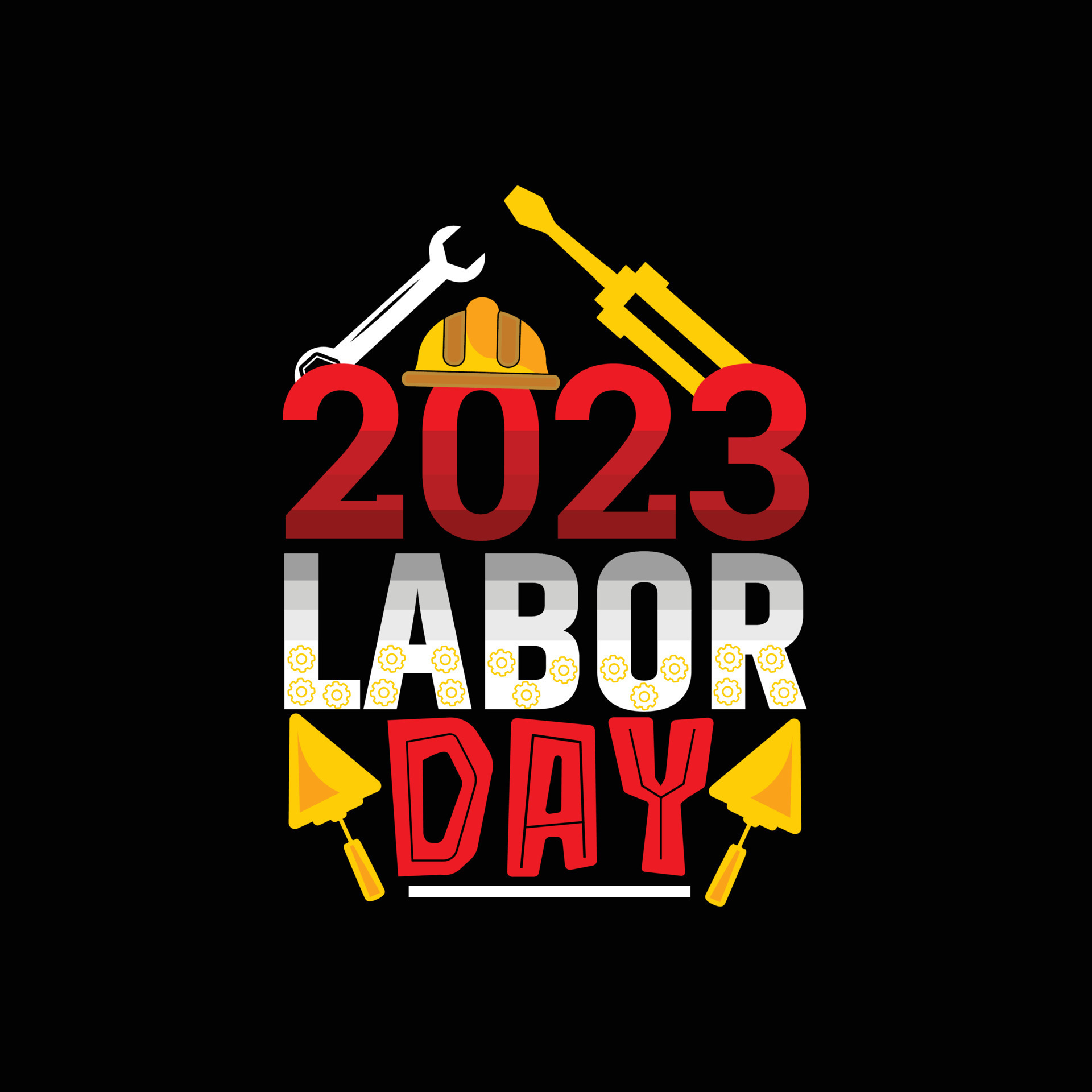 labor day 2023 vector tshirt design. labor day tshirt design. Can be