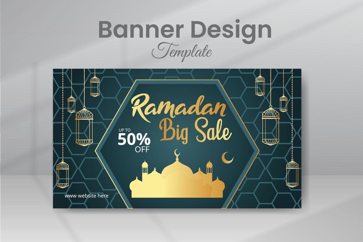 Social Media Banner Post Template vector