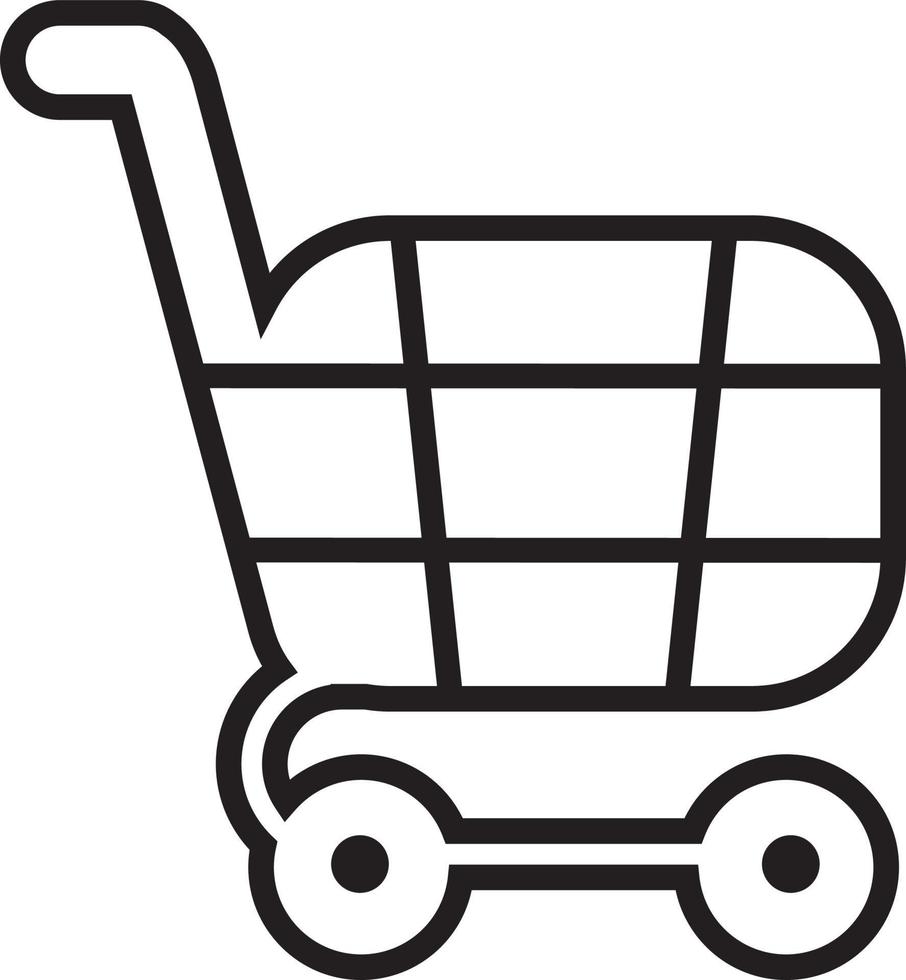 shopping cart icon vector logo template