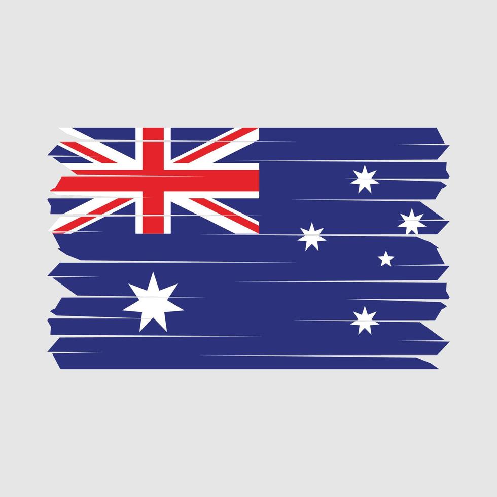 Australia Flag Brush vector