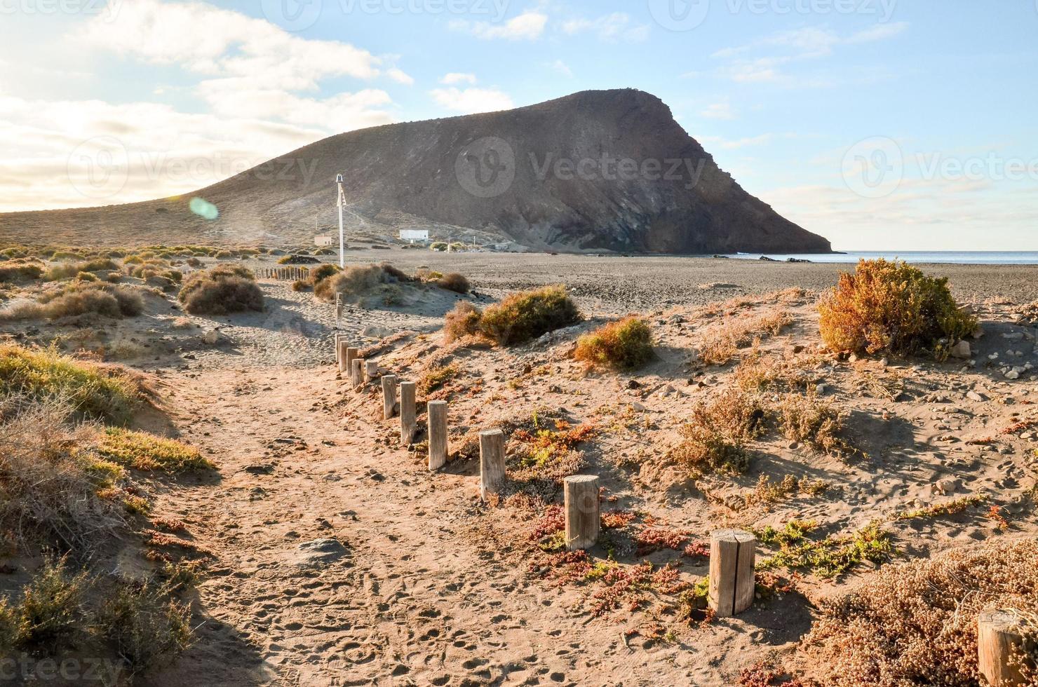 Scenic mountain landscape photo