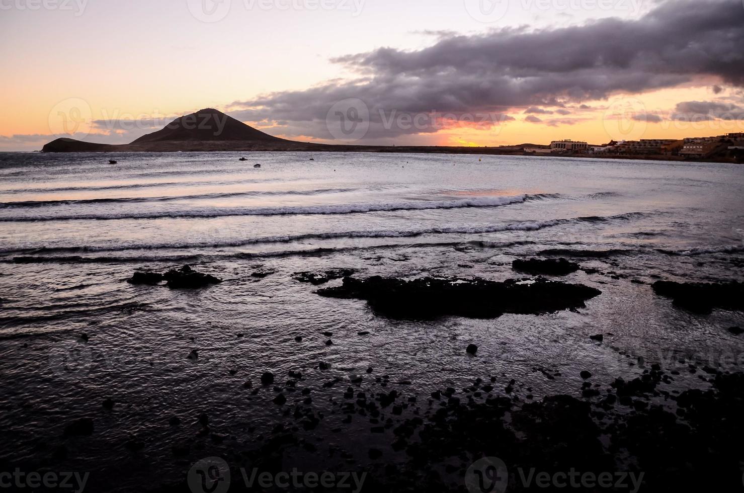 Scenic coastal view photo
