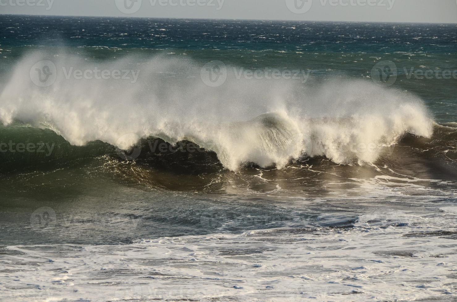 Waves in the ocean photo