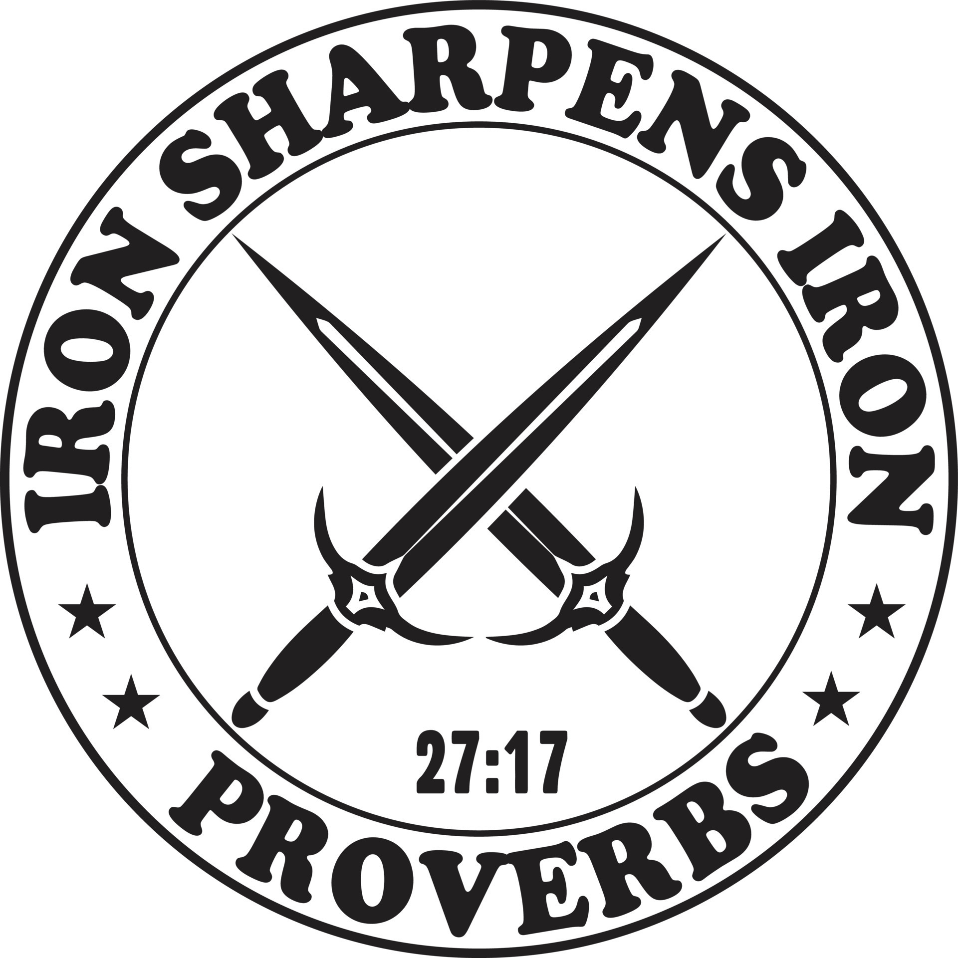 Iron Sharpens Iron Proverbs 21584534 Vector Art at Vecteezy