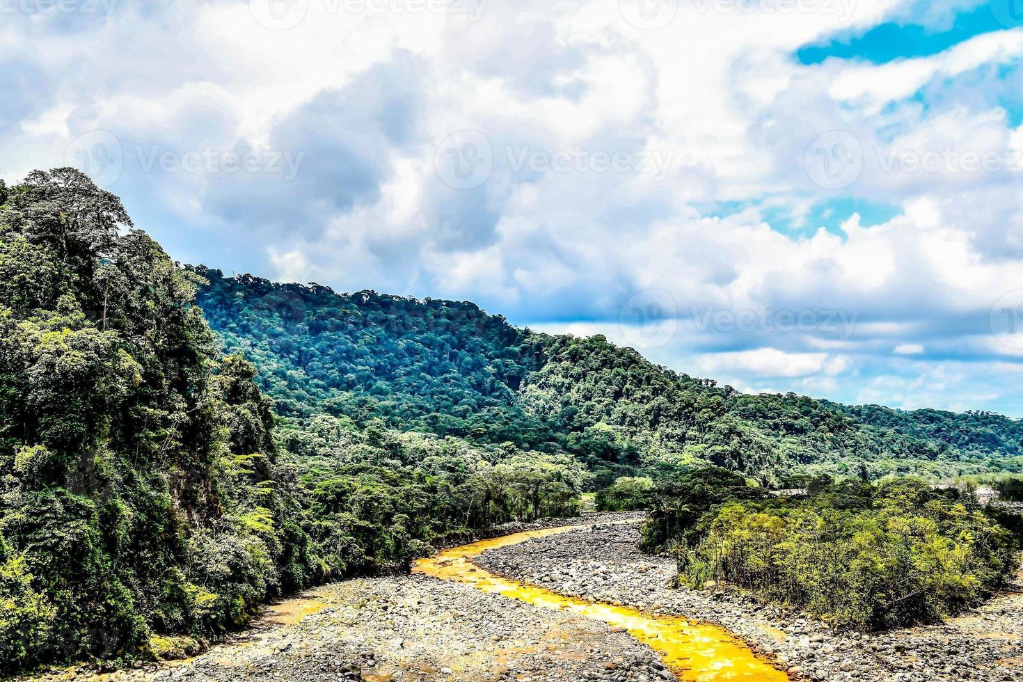 Scenic mountain landscape photo