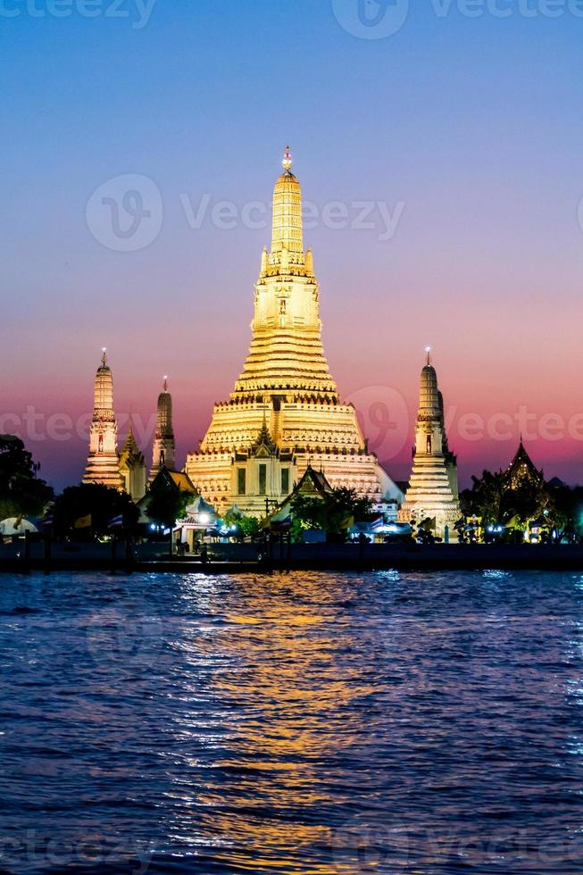 Ancient Buddhist temple in Asia photo