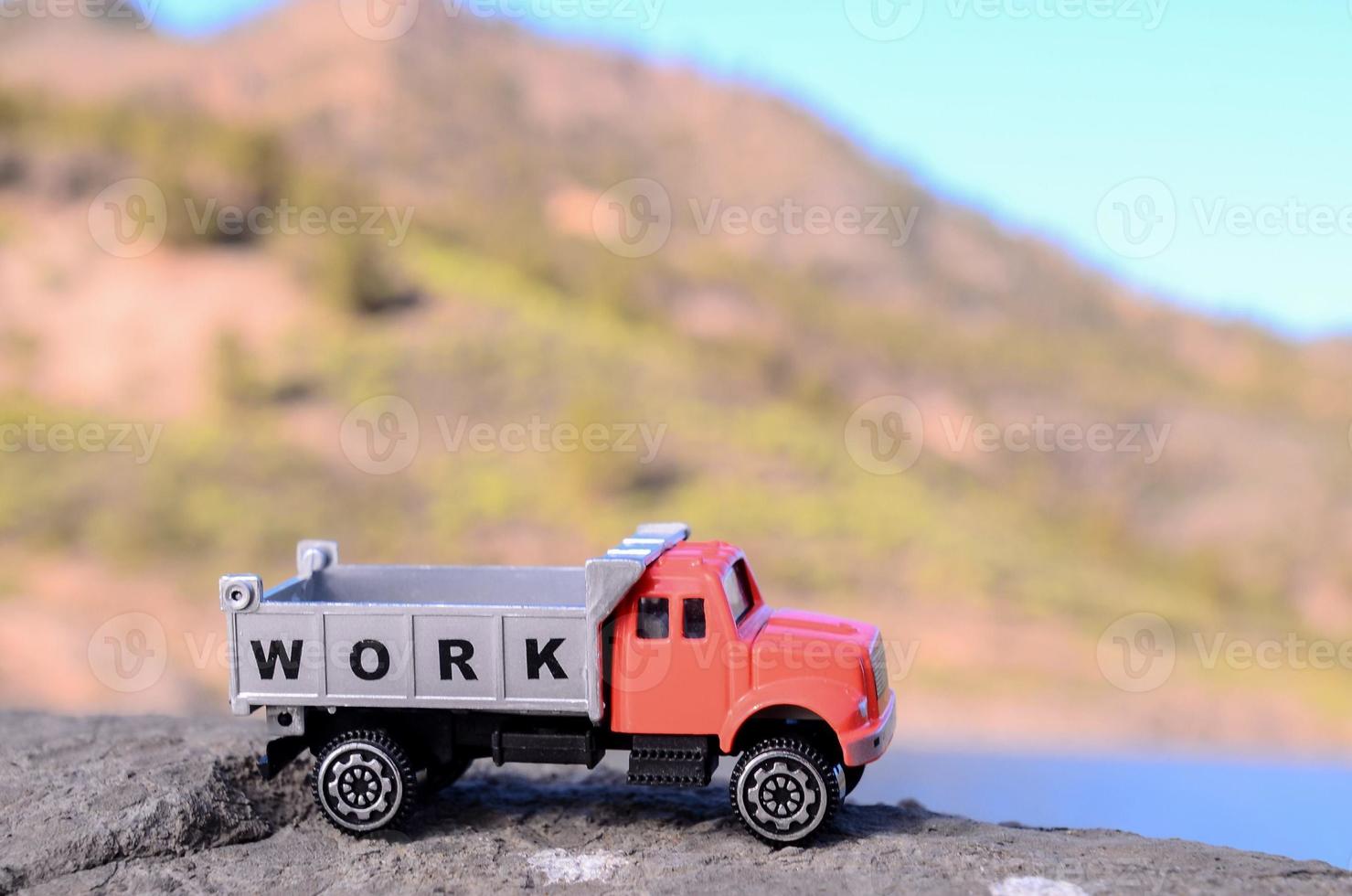 Small toy truck photo