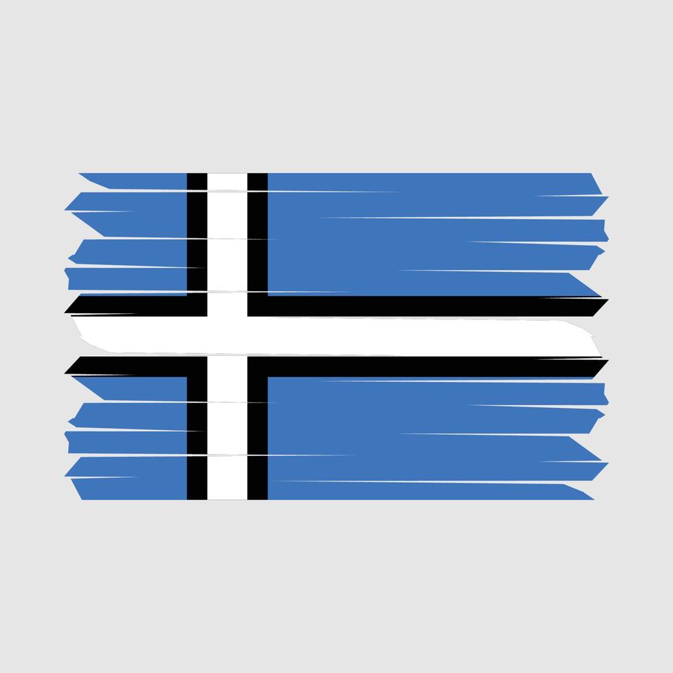 cepillo de bandera de Estonia vector